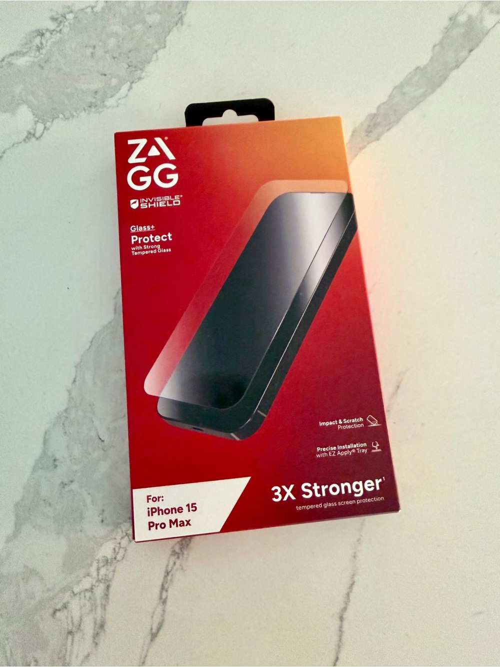 ZAGG  Glass+Screen Protector for iPhone 15 Pro Max